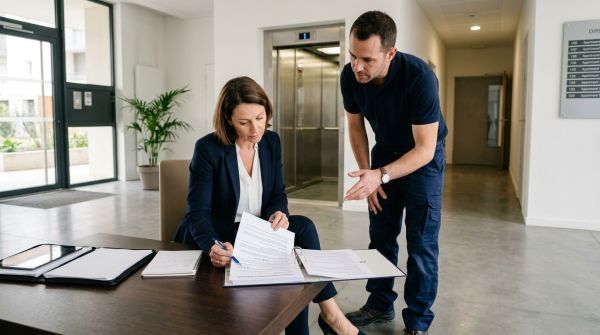 Contrat de maintenance d’ascenseur : ce qu’un syndic doit vérifier